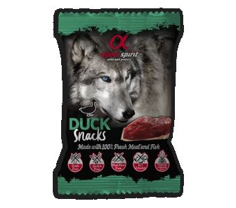 Alpha spirit Dog Duck snacks 50g
