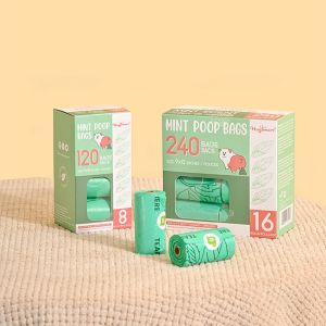 Sac à déjections | Sacs à déjections menthe 8 paquets
