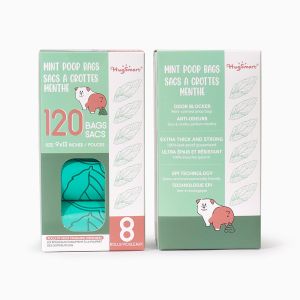 Sac à déjections | Sacs à déjections menthe 8 paquets